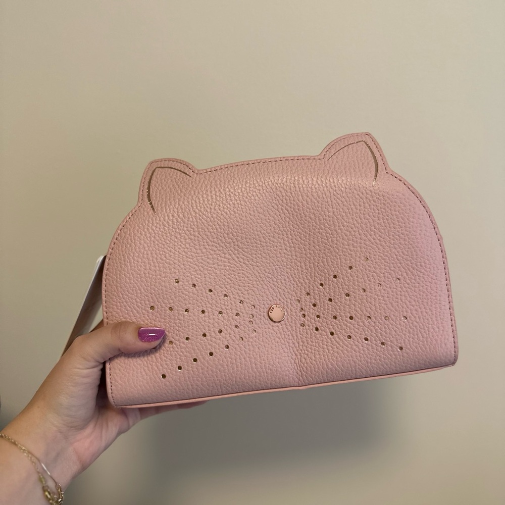 Ted Baker Pink Cat “Kirstie” Crossbody Bag